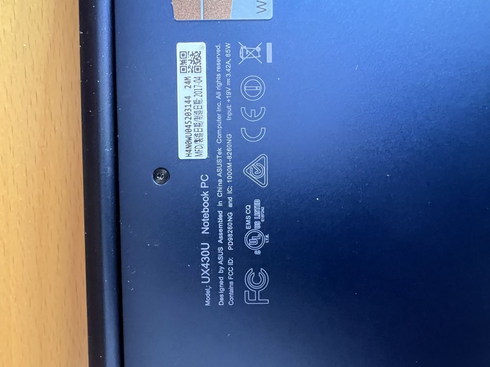 Asus ZenBook UX430UQ