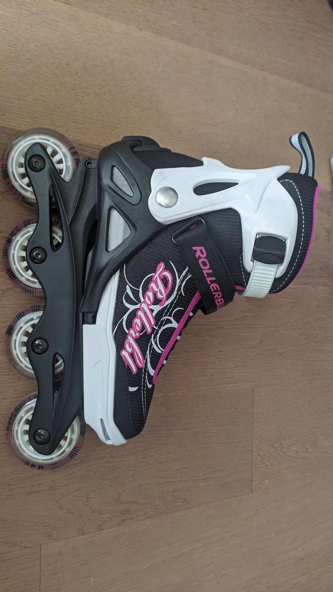 Rollerblade Spitfire Combo rolki regulowane 36.5 - 40.5 ochraniacze