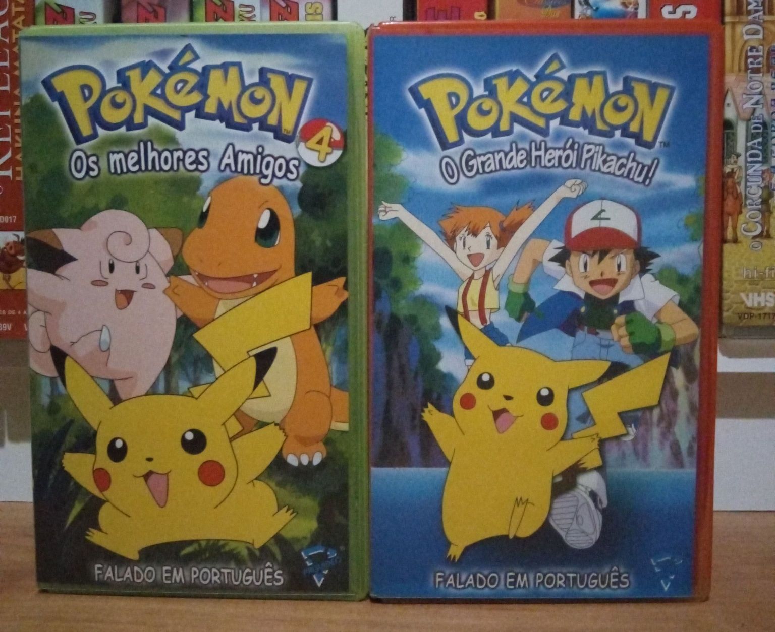 2 VHS pokemon bom estado