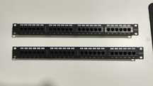 2x Patch Panel 24 portas Rj45 CAT6