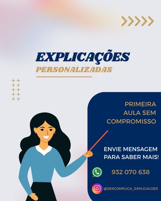 Explicações de Português, Inglês e História: 3.º ciclo e Secundário