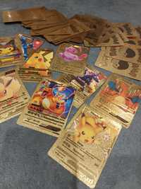 Złote karty pokemon 55 sztuk wysyłka olx