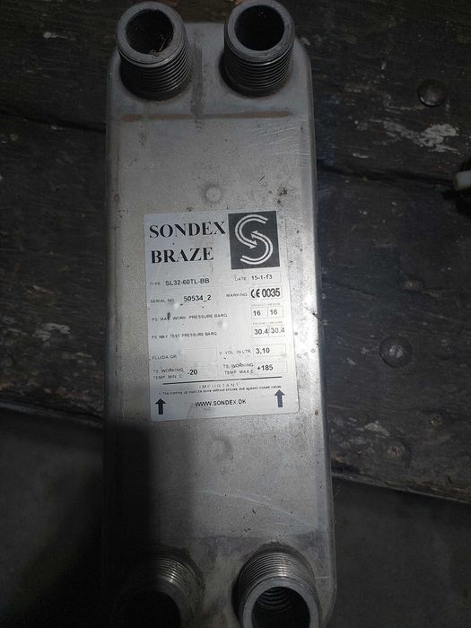 Wymiennik płytowy Sondex SL32-60 – 60 płyt, stan idealny