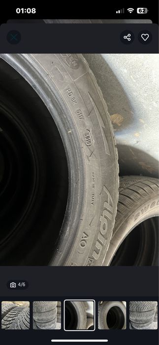 Opony wielosezonowe Audi A6/A4 Michelin Alpin 225/55R17
