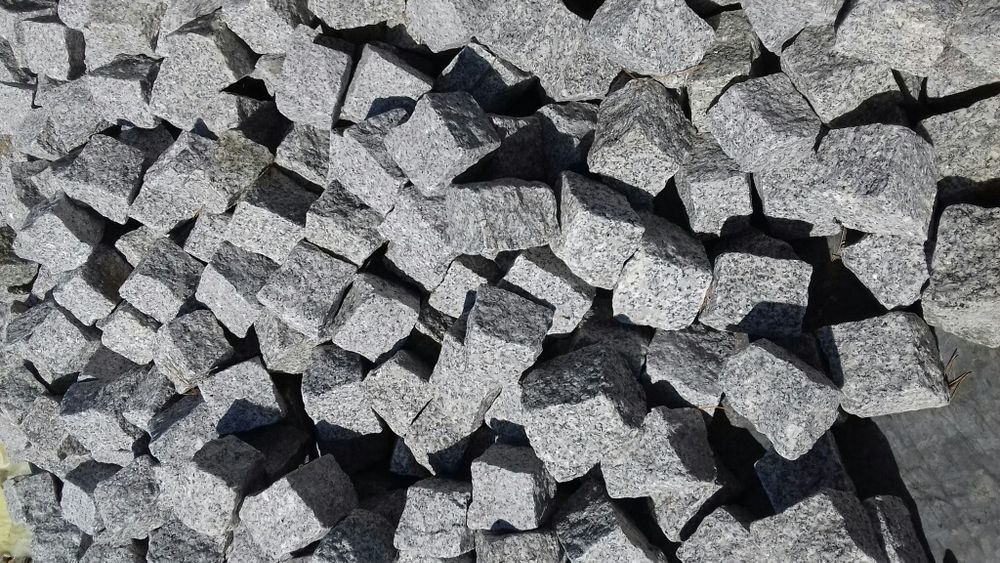 Kostka granitowa łupana 4/6 8/10 15/17 SZARA Transport do 20km GRATIS!