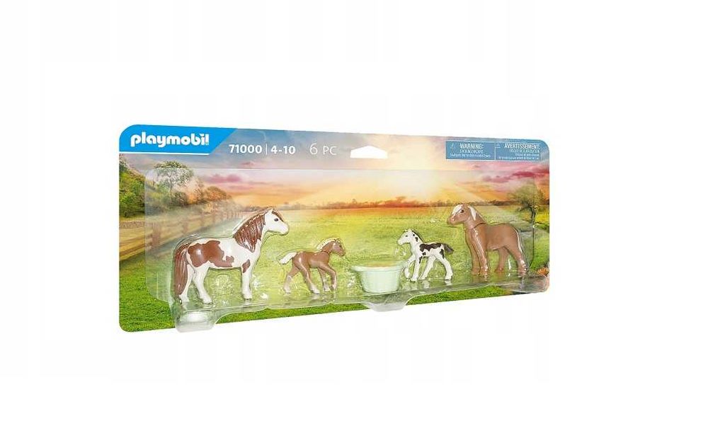 Playmobil Country 71000 Dwa Konie Islandzkie i Dwa Źrebaki *NOWE*