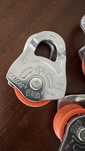 Roldanas Petzl (3 unidades) — Conjunto / Polias em Bom Estado