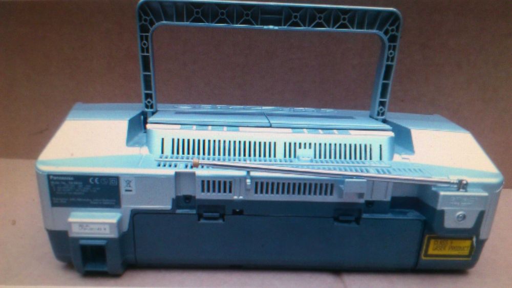 Panasonic RX-ED50Boombox CD TAPE AUX oraz Wieża hifi Mp3-USB-pilot