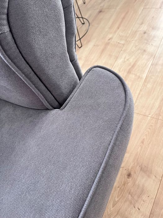 Fotel Uszak Duży Wygodny Premium