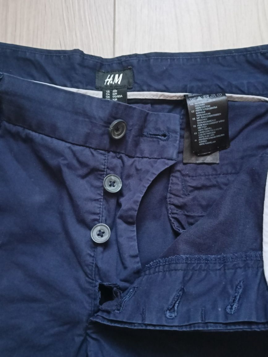 spodnie męskie - chinosy / H&M / roz. 46