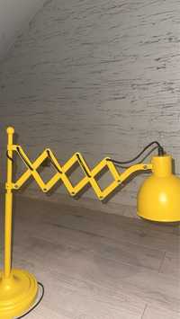 Lampa biurkowa żółta
