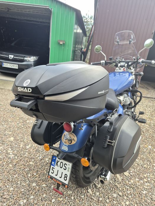 Zestaw 3 kufrów motocyklowych - Givi WL900, Shad SH58X, bagaże, sakwy