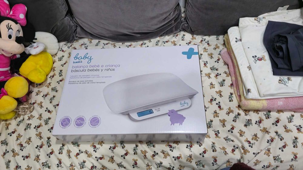 Balança bebé e aqueceder biberão e alimentos