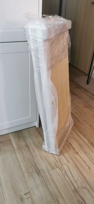 Okrągły biały stół rozkładany VEGAS Meble Pomorskie 100 cm + 3 wkładki