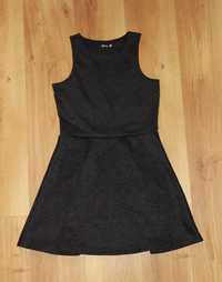 czarna sukienka s m 38 38 czarna mała sinsey spódniczka rozkloszowana