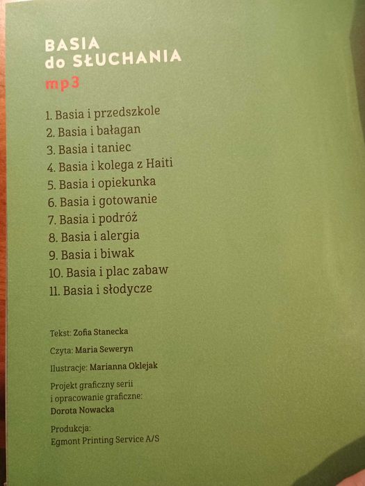 Basia do słuchania z audiobookiem - Zofia Stanecka