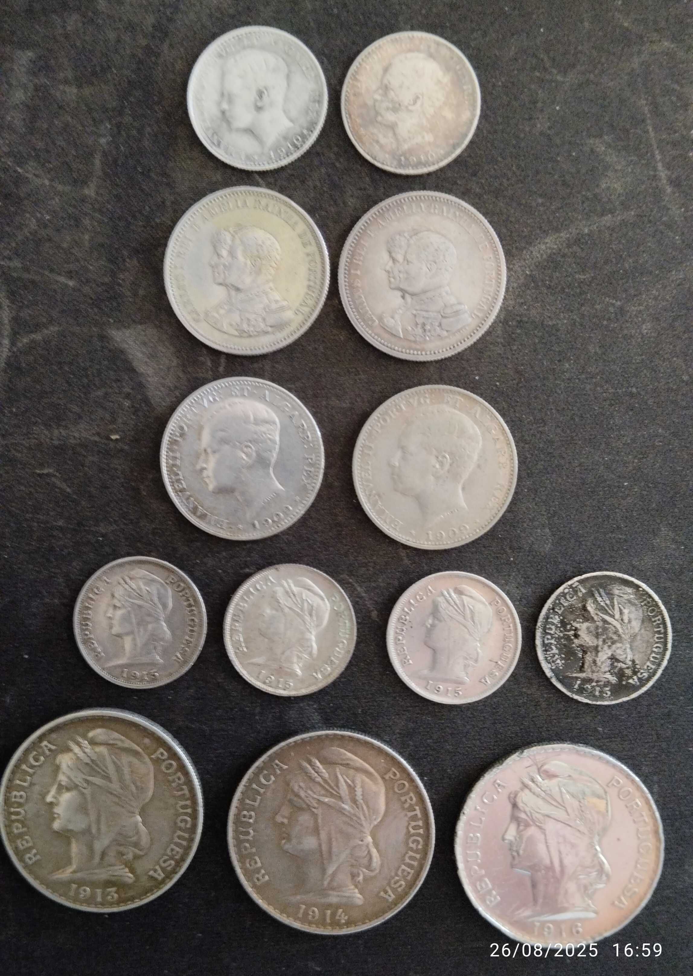 Vendo ou troco Moedas de Prata