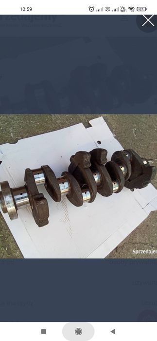 Wał korbowy c 360 ,c360-3p .części