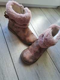 Kozaki buty zimowe dla dziewczynki  r.27