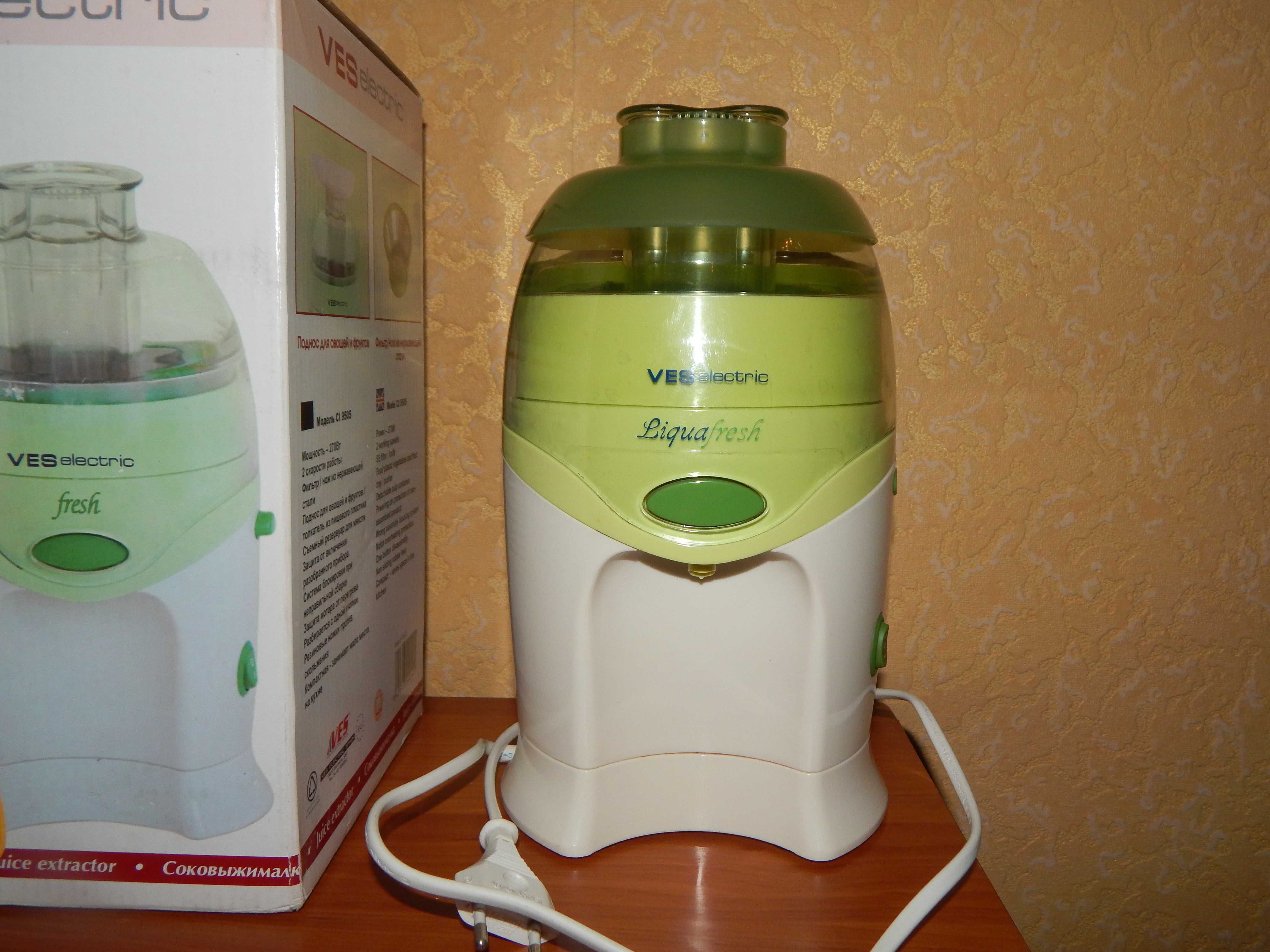 Соковыжималка надежная две скорости Juice Extractor Ves 270 Вт