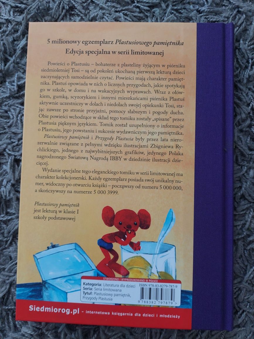 Plastusiowy pamiętnik,przygody Plastusia wersja limitowana