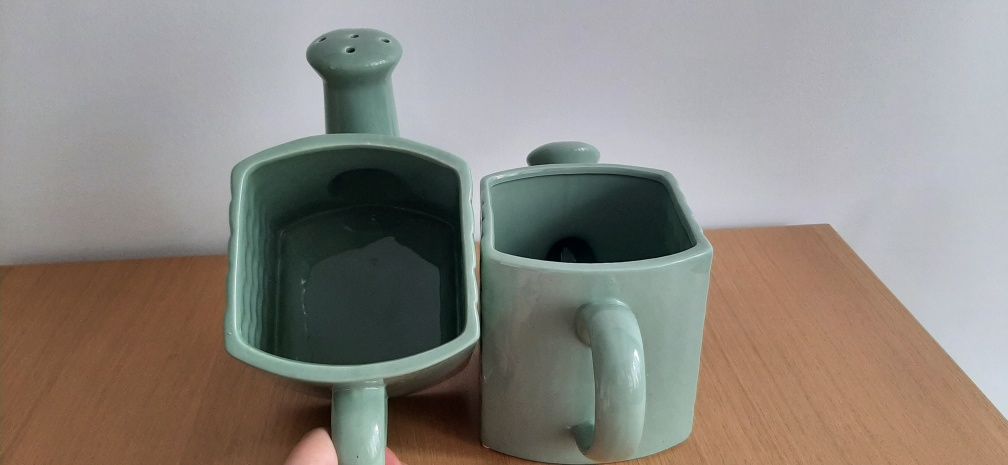 Osłonka /konewka ceramiczna zielony