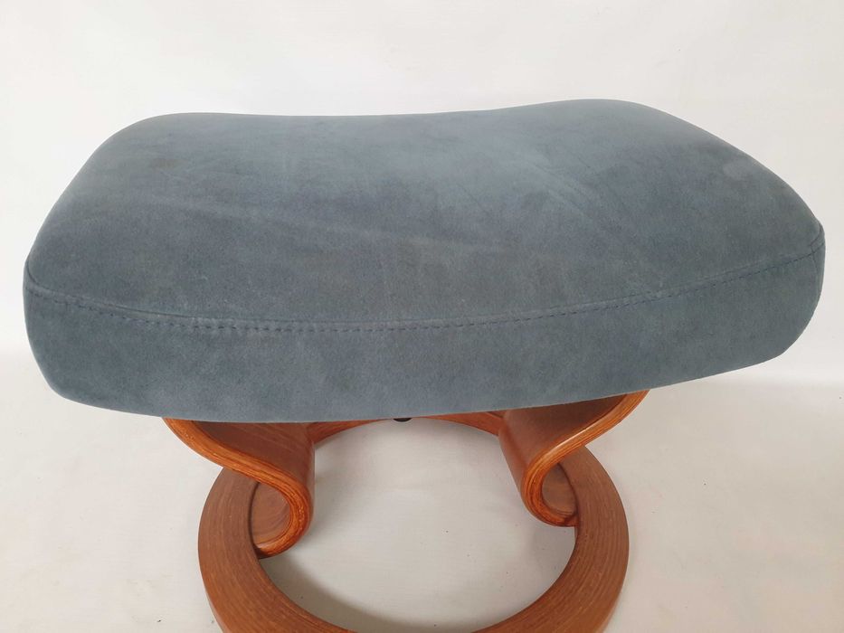 pufa podnóżek welur 48x40x40 EKORNES stressless