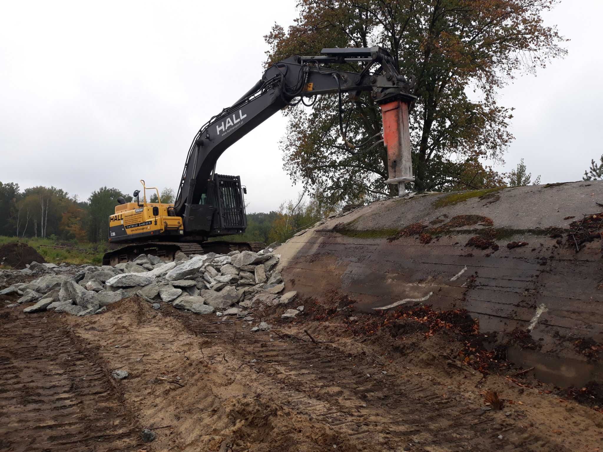 Kruszenie gruzu kruszarką mobilną, szczękową WAGA!!! Wynajem KRUSZAREK