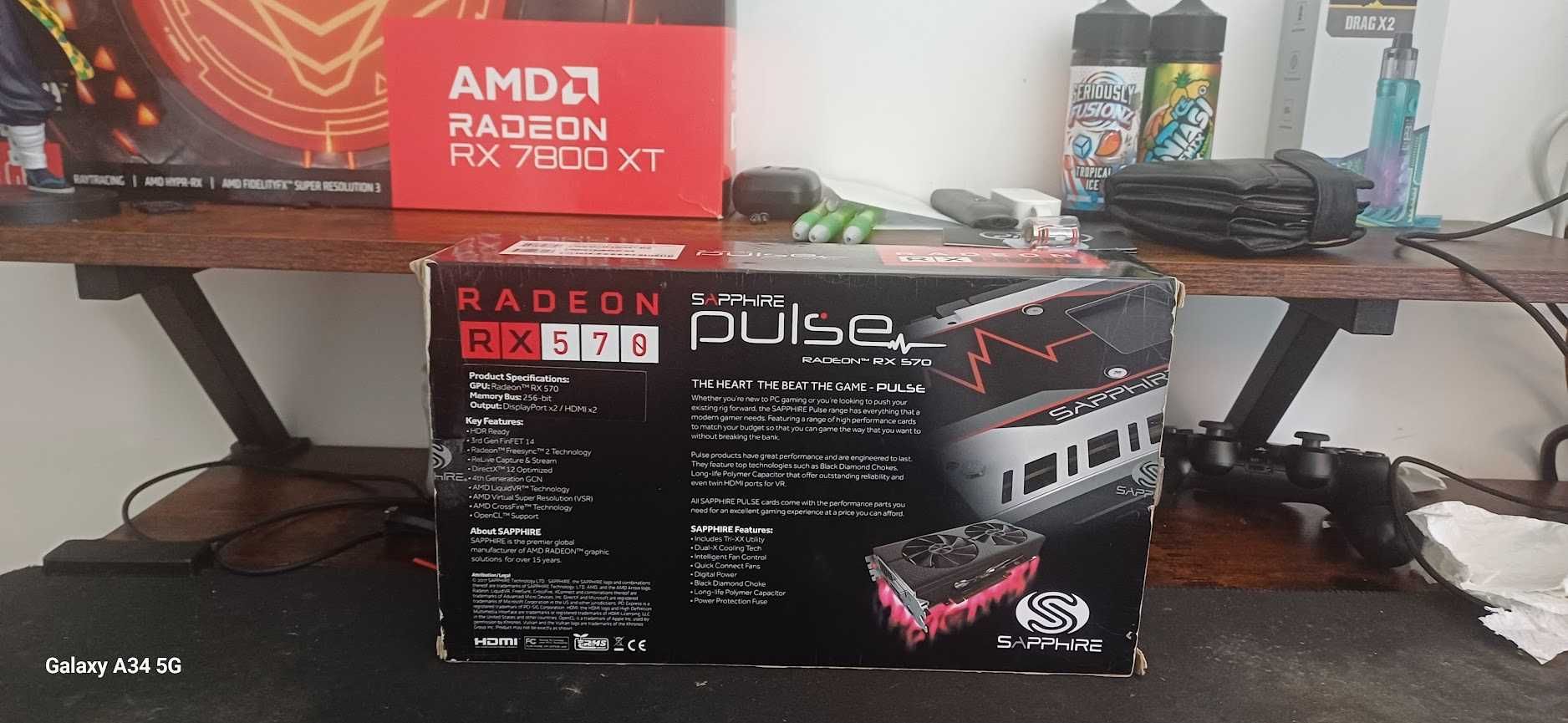 AMD Radeon Sapphire Pulse RX 570 4GBs