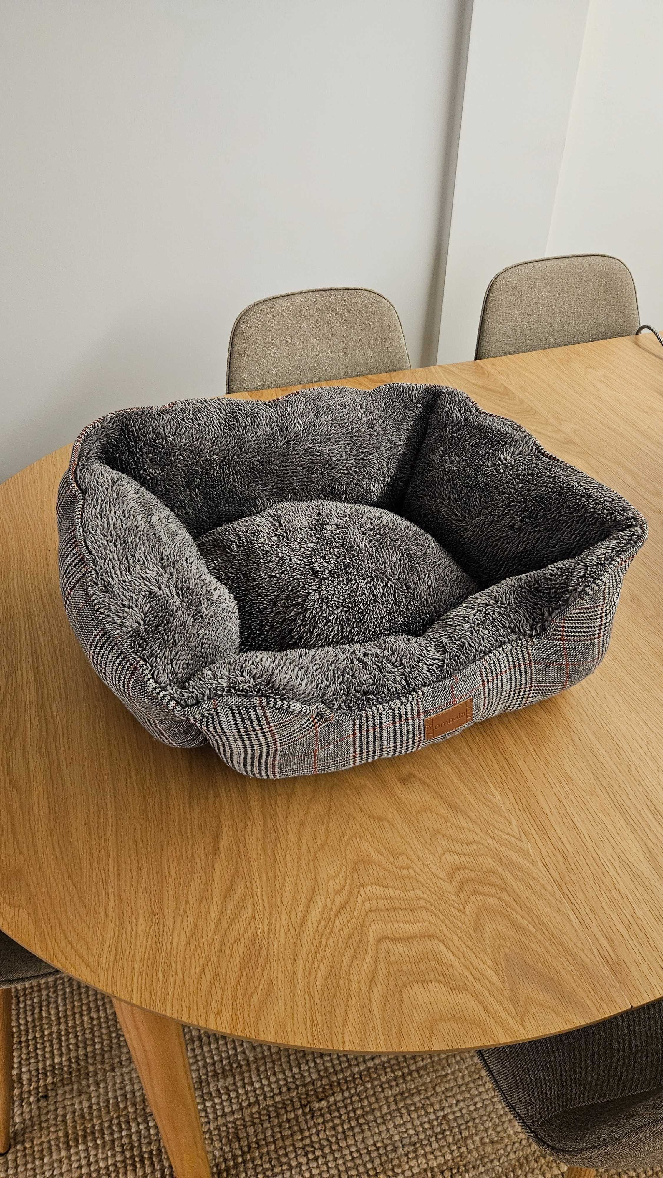 Cama pet cachorro gato + comedouro inox