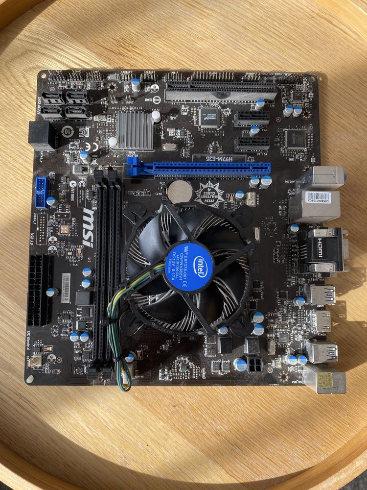 Płyta główna MSI H97M-E35 S1150 + procesor Intel i5 4460