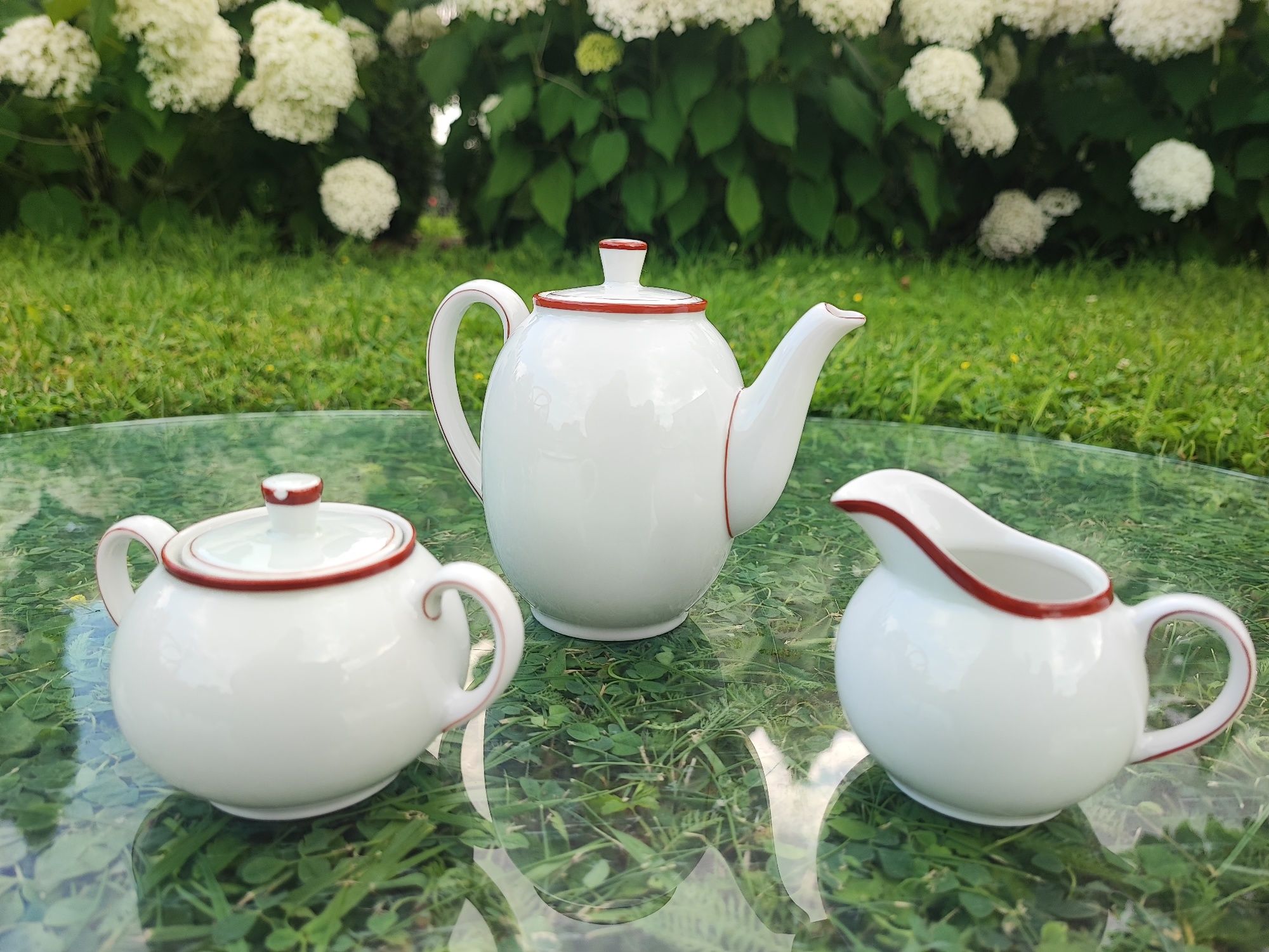 Stara Porcelana ARZBERG Bavaria Zestaw Dzbanek mlecznik cukiernica