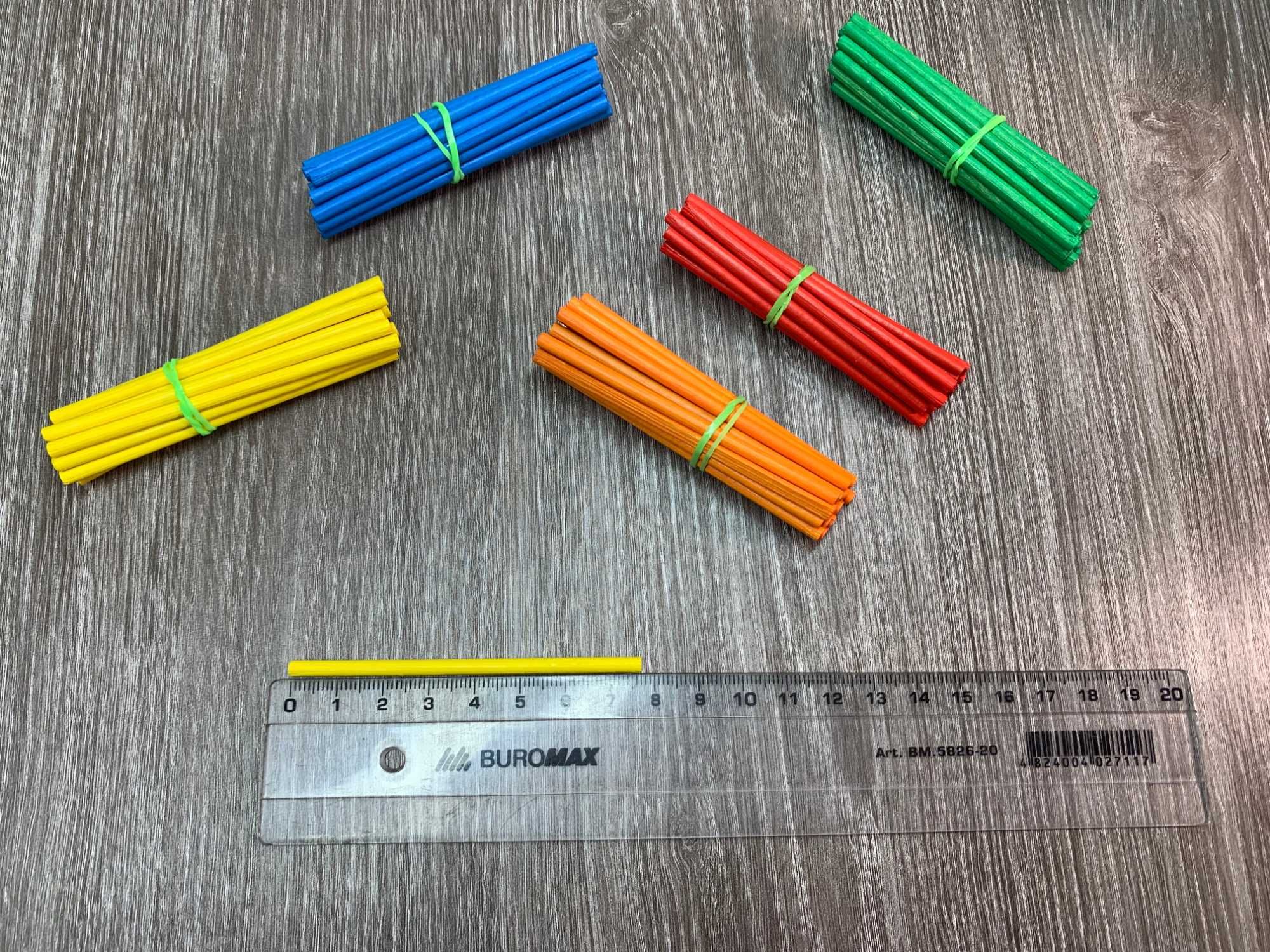 Кольорові палички 7,6 мм
