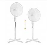 Wentylator Kinzo Cooling 40cm, Biały , 112.5 -125 cm, 45 W, Wiatrak