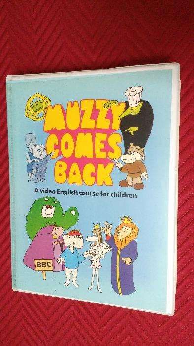 Curso Video VHS da BBC Muzzy Comes Back - Inglês para Crianças