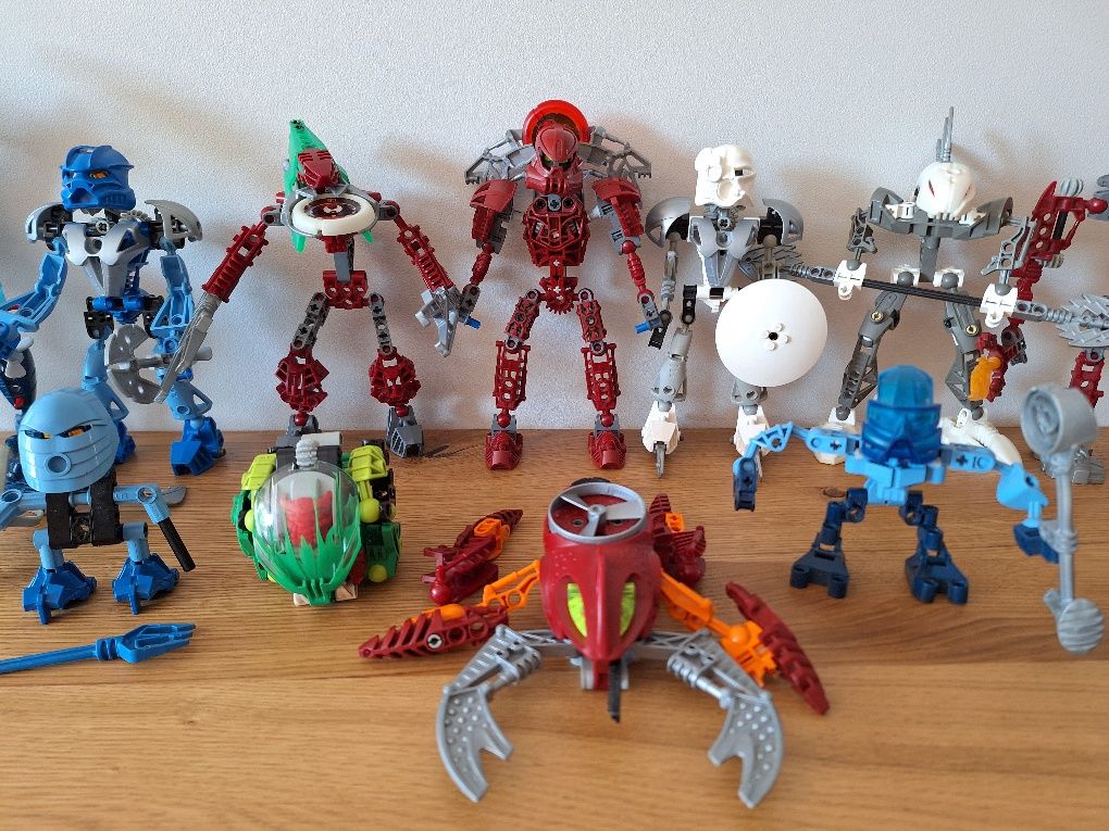 LEGO Bionicle Toa Matoran Bohrok Rahkshi Vahki 13 zestawów figurek