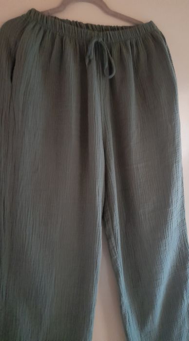 Spodnie Damskie Muślinowe