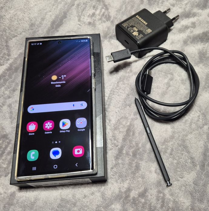 Samsung S22 Ultra stan bdb ładowarka 45W