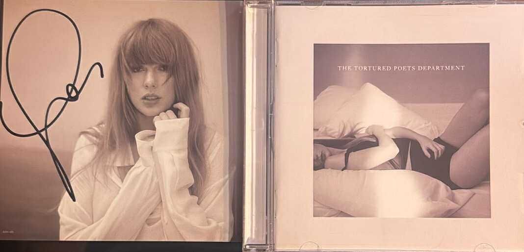 taylor swift the tortured poets department cd z autografem