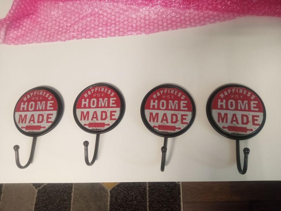Vintage Wieszak kuchenny 4szt