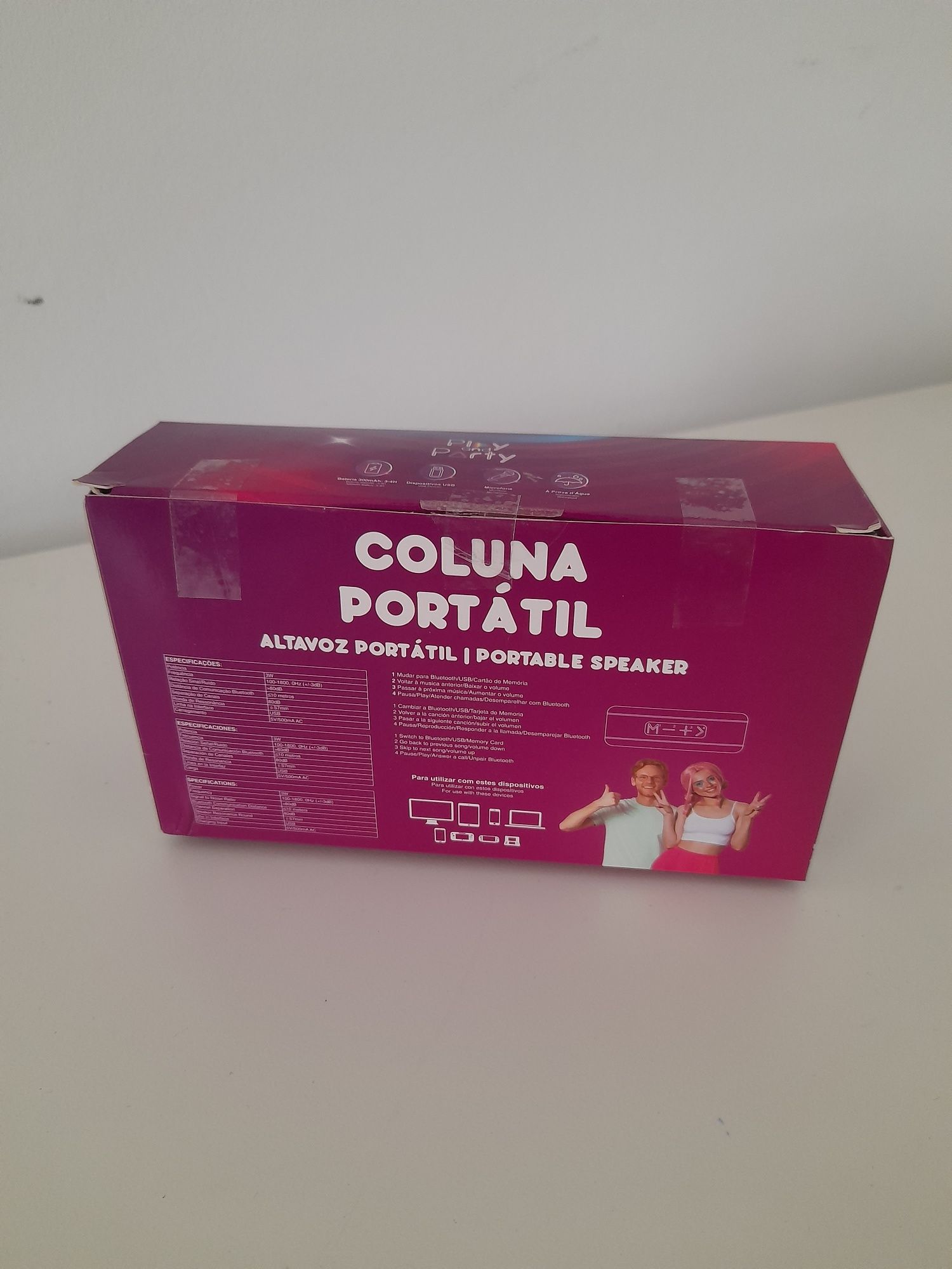 Coluna Portatil.