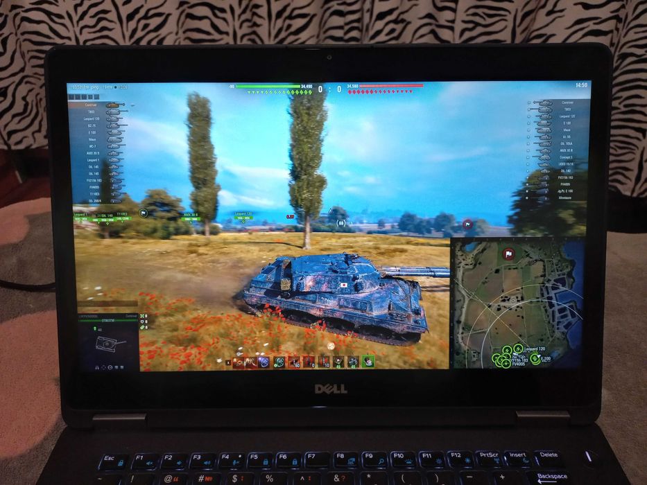 Игровой Видео GTX 1050Ti  (4 ГБ) Core i5/ 16 RAM/ Сенсорный/  DELL 14