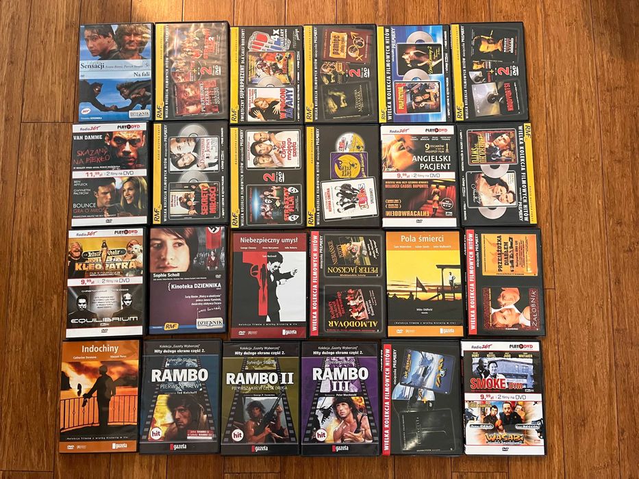 Zestaw 40 filmów na DVD