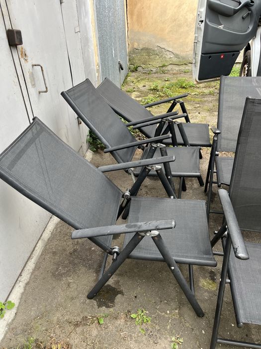 Алюмінієве крісло шезлонг відпочинкове кемпінгове