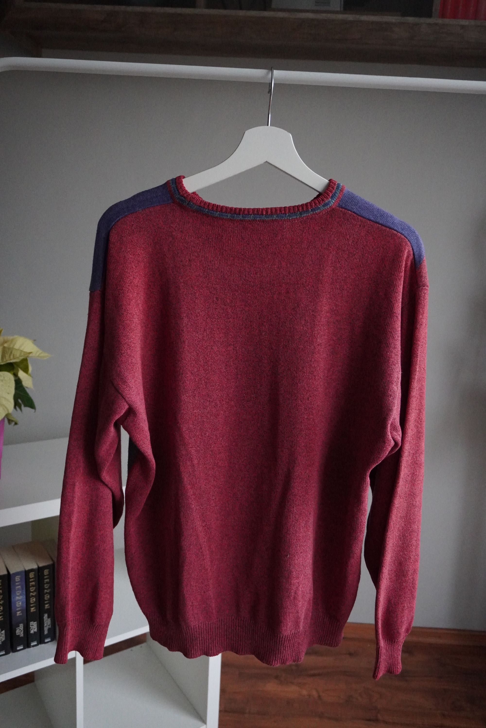 Sweter vintage retro frank alexs M crewneck