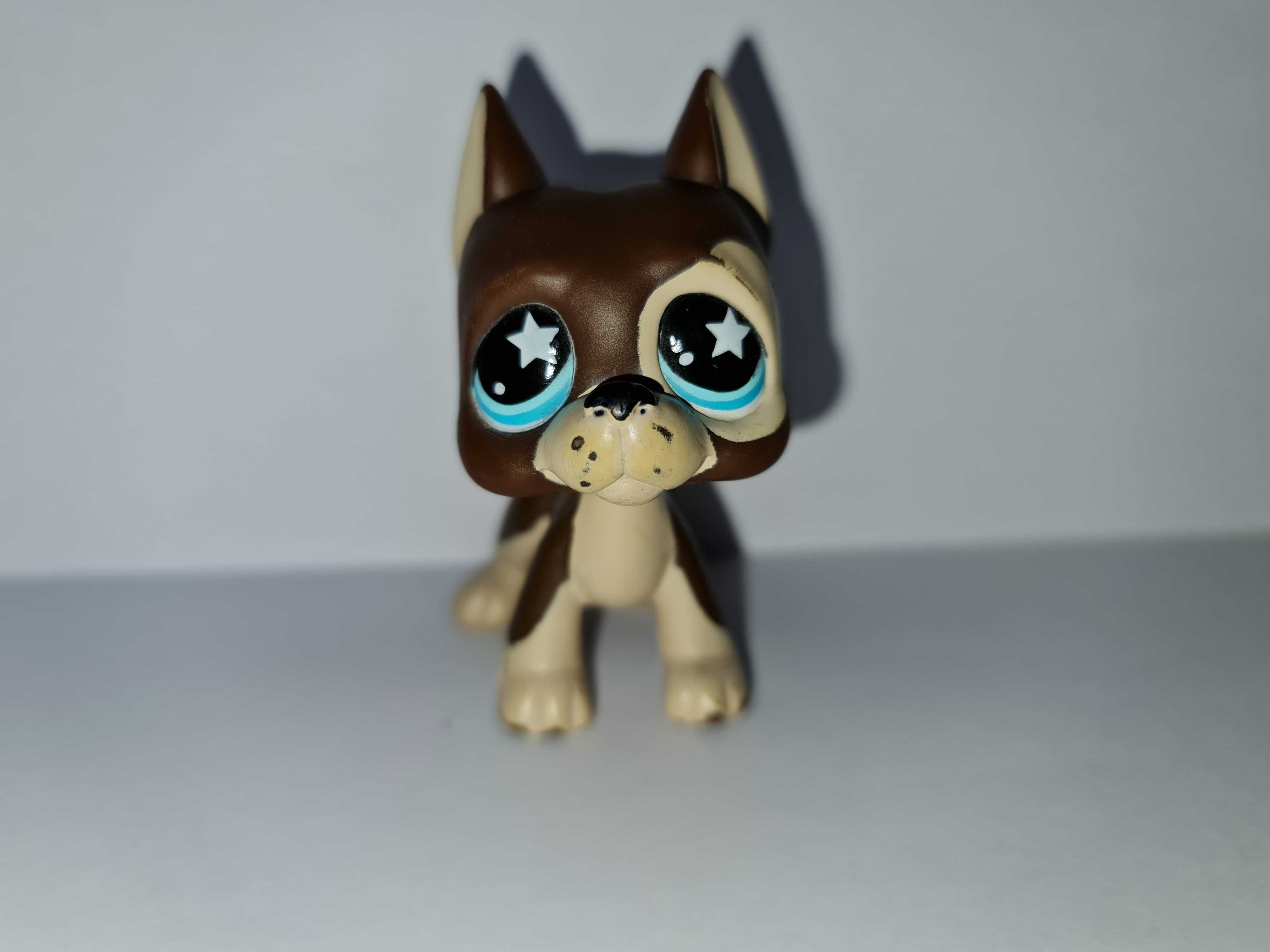 Oryginalny piesek Littlest Pet Shop LPS DOG niemiecki #817