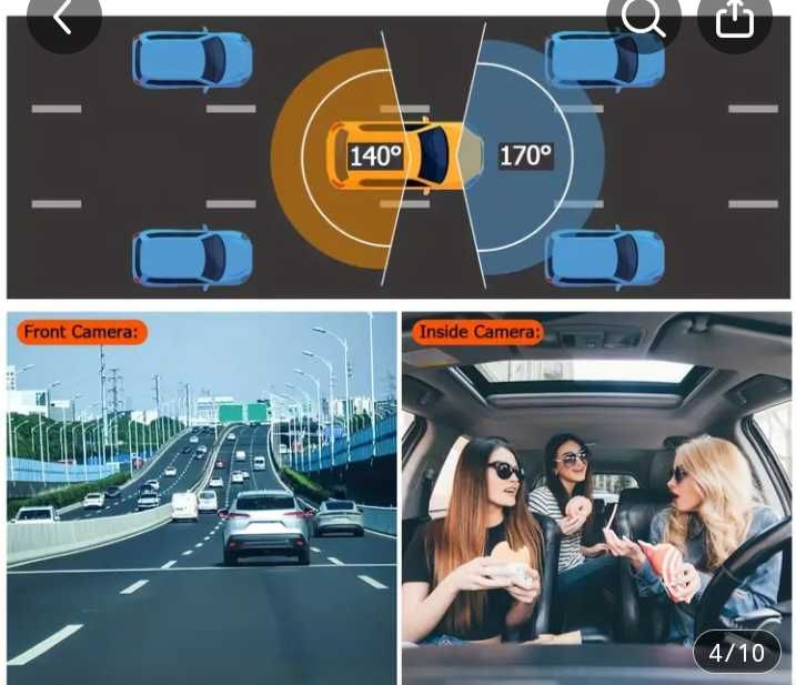 Автомобильный Видео регистратор дневного и ночного видения G-Sensor