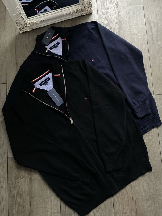 Кофта Tommy Hilfiger full zip / джемпер Tommy Hilfiger / зип томмі