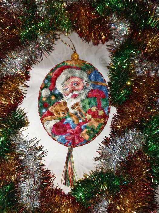 Новорічні іграшки. Пінкіп Санта Клаус.