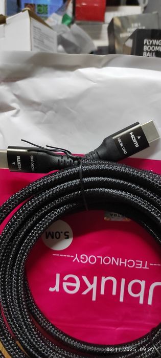 !!!АКЦІЯ!!!HDMI кабель Ubluker 8K Ultra High Speed 48Gbps 5 метрів